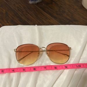 Ombré oversized sunglasses